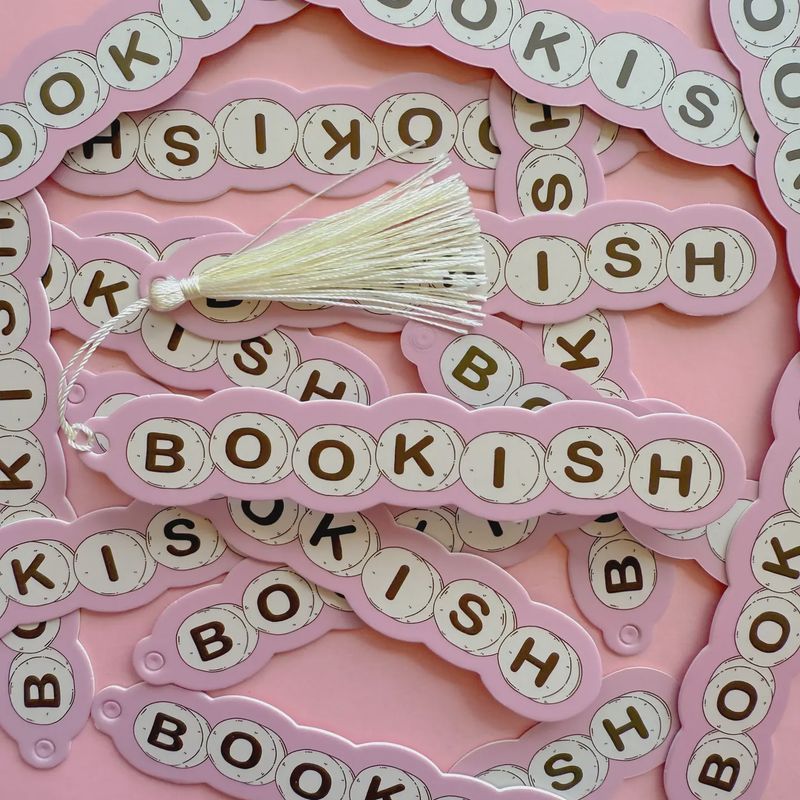 Bookish Die Cut Bookmark