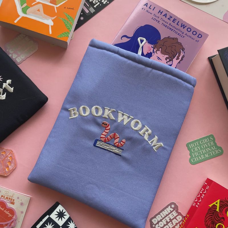 Bookworm Embroidered Sleeve