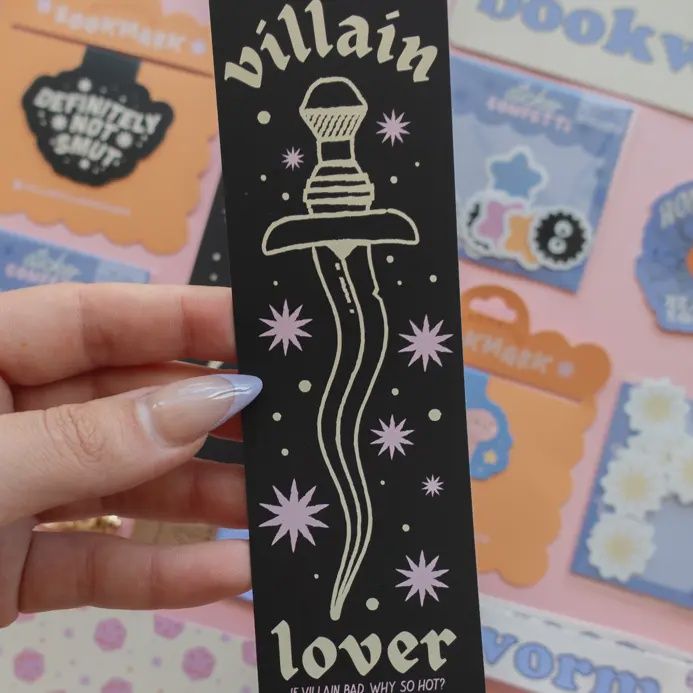 Villain Lover Paper Bookmark