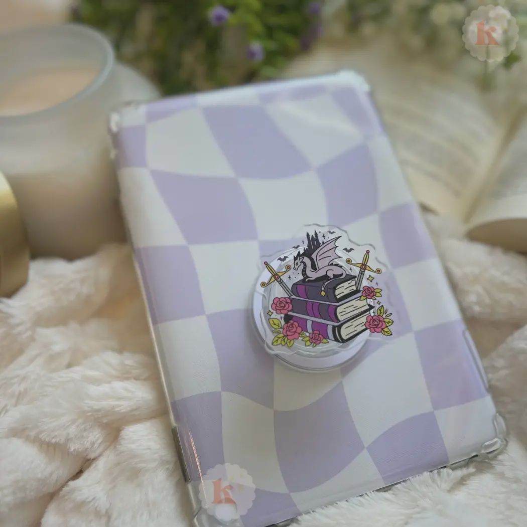 Book dragon kindle grip | kobo grip | fantasy reader | books