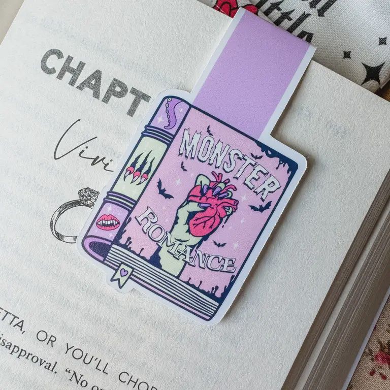 Magnetic Bookmark - Reader Gift - Monster Romance