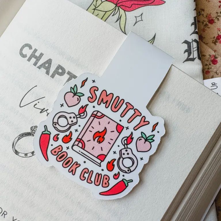 Magnetic Bookmark - Reader Gift - Smutty Book Club
