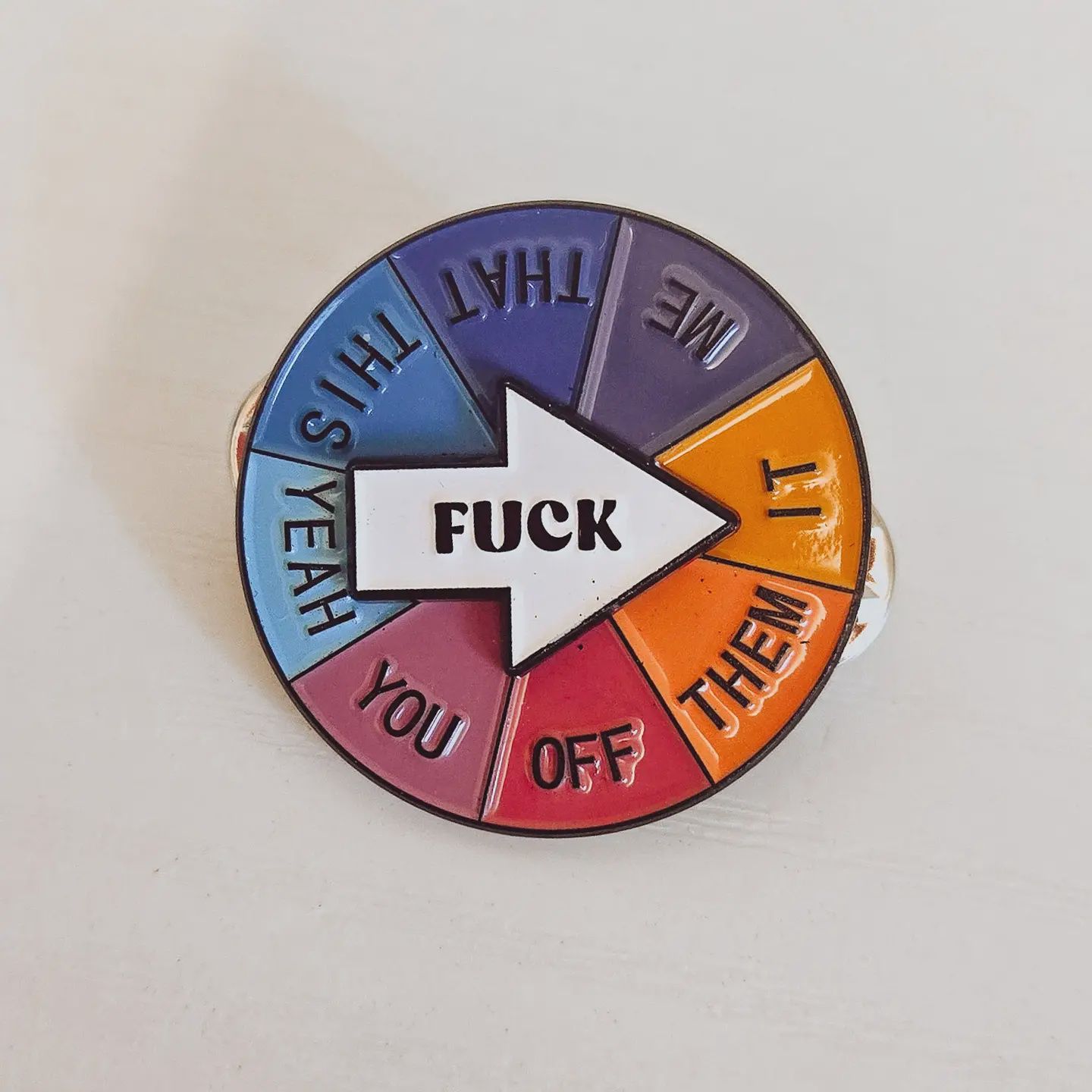 Pin: Fuck Spinning Mood &amp; Funny Interactive Pin