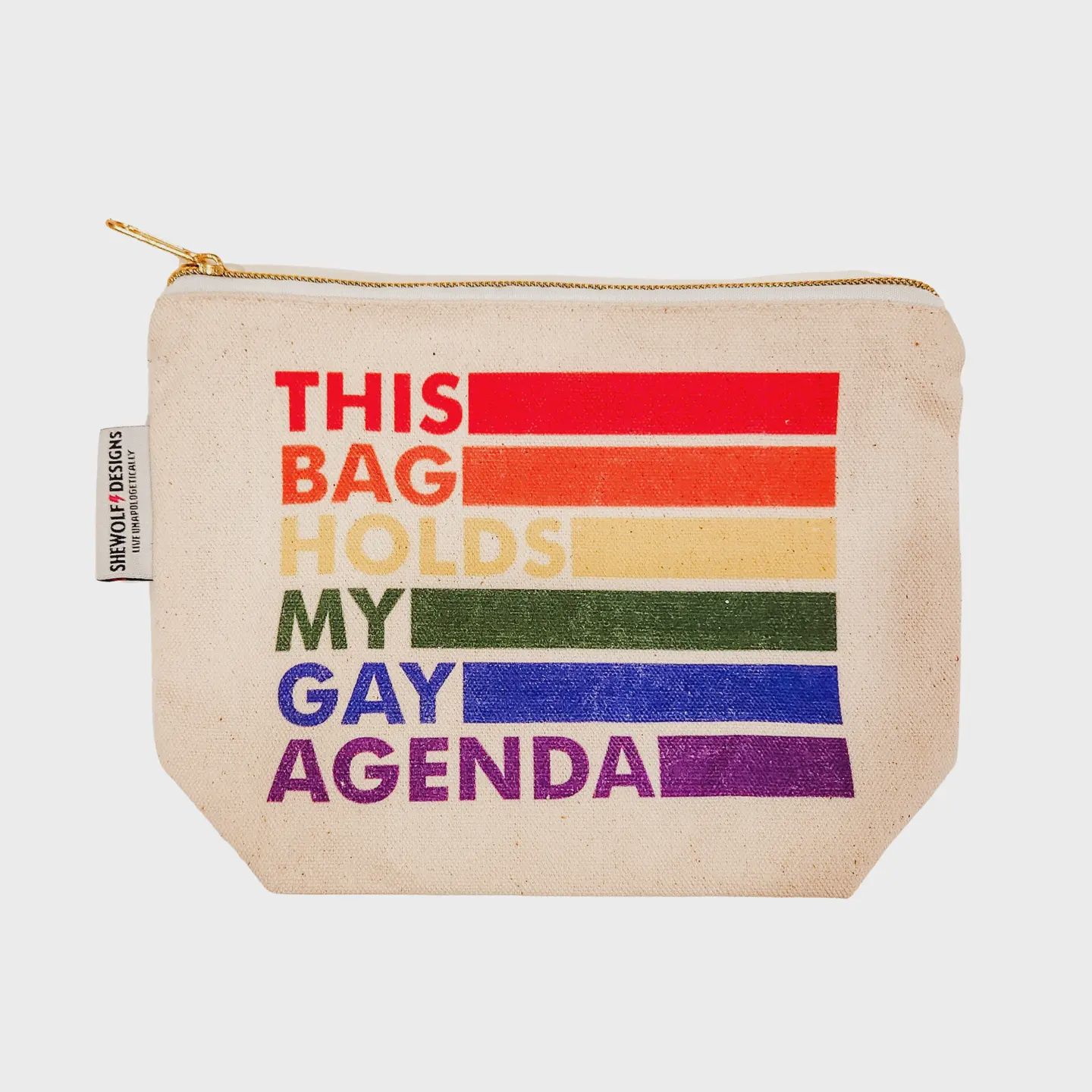 Pouch: &quot;My Gay Agenda&quot; LGBTQ+ Pride Accessory