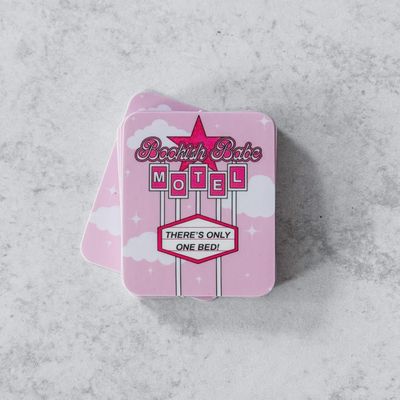 Bookish Babe Motel Sign Sticker
