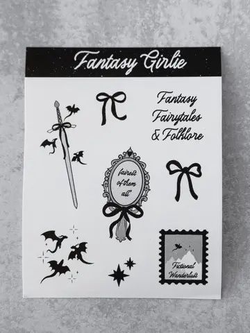 Fantasy Girlie Sticker Sheet
