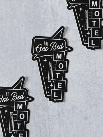 The One Bed Motel Sticker