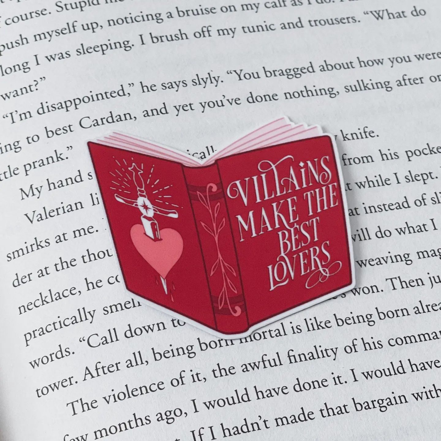 Villains Make The Best Lovers Sticker