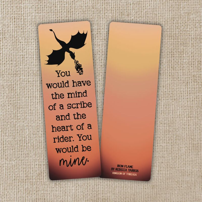 Mind of a Scribe Bookmark | Iron Flame