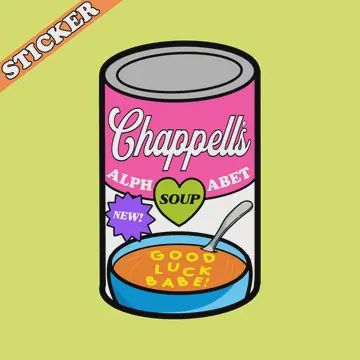 Chappell Roan Good Luck Babe Soup Sticker