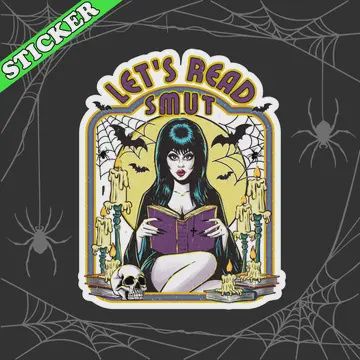 Let&#39;s Read Smut Sticker