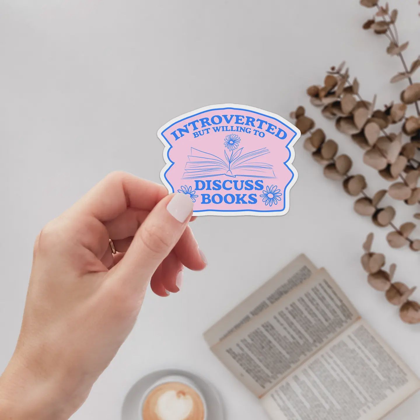 Introverted but willing to discuss books  | Bookish Merch