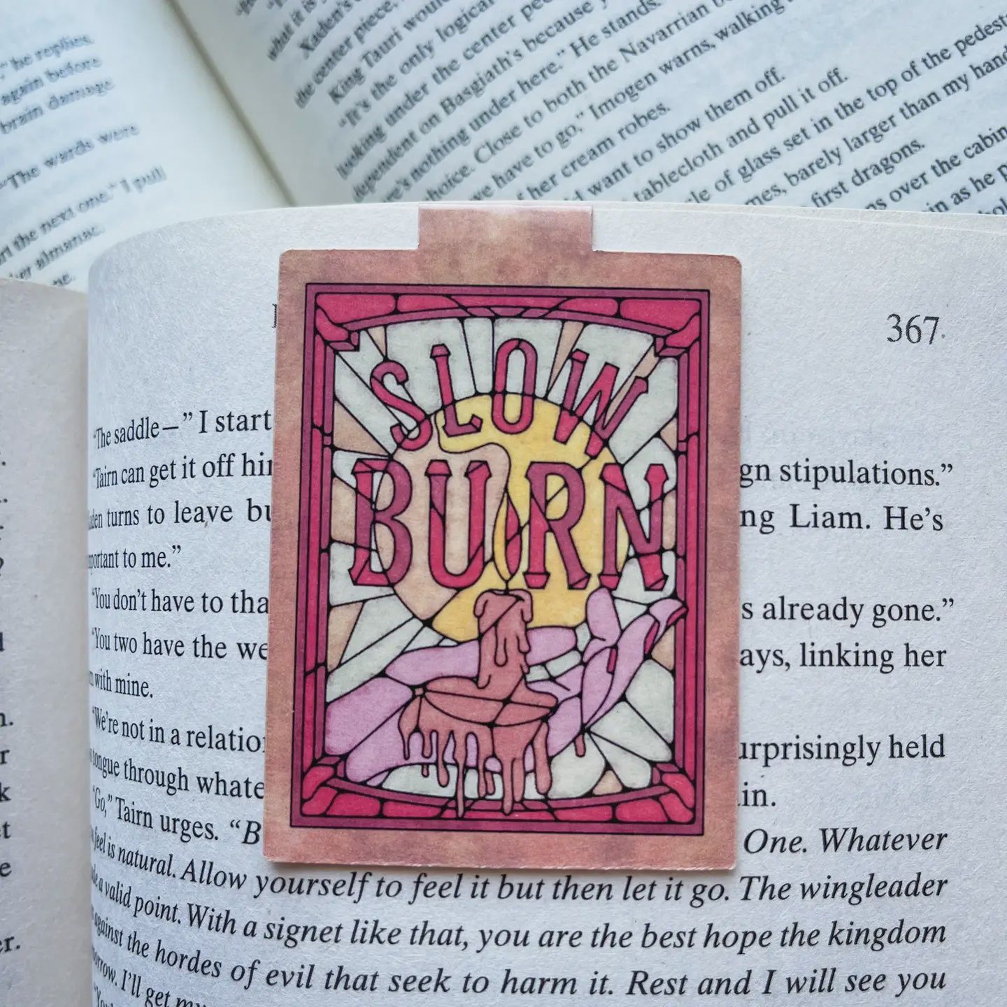 Slow Burn Magnetic Bookmark