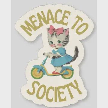 Menace To Society Sticker