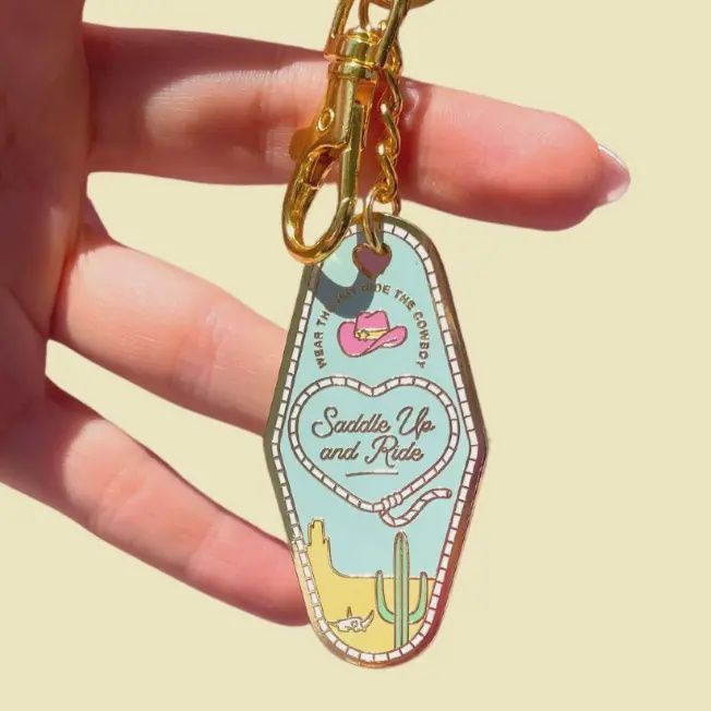 Bookish Keychain - Cowboy Romance