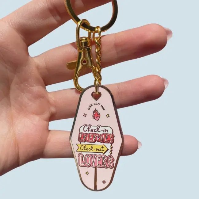 Bookish Keychain - Enemies to Lovers