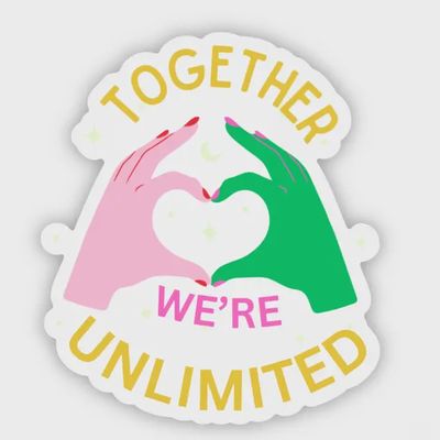 Together We&#39;re Limited Sticker (Wicked Movie)