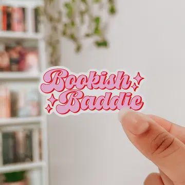 Bookish Baddie Waterproof Sticker