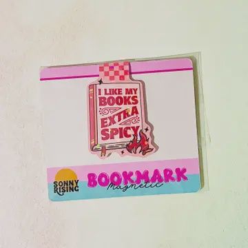 Magnetic Bookmark, I Like My Books Extra Spicy