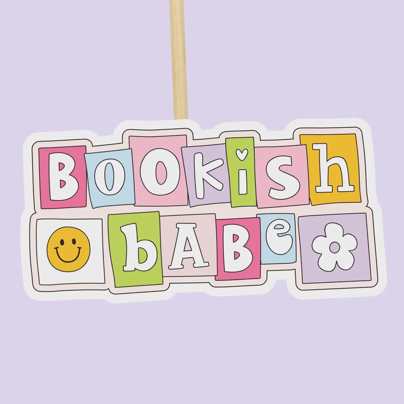 Bookish Babe Sticker