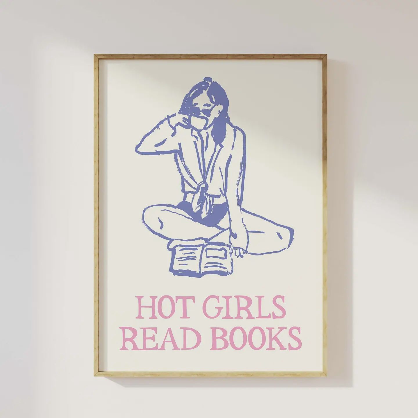 Hot Girls Read Books Print