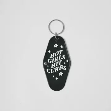 Goth Key Chain, Variant: Hot Girls Hit Curbs