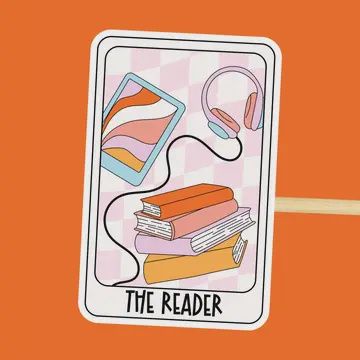 The Reader Tarot Card Sticker