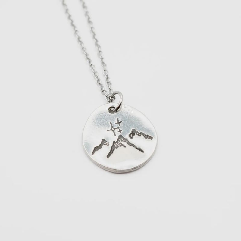 Mountain and Stars Necklace