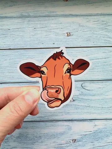 Cow Sticker