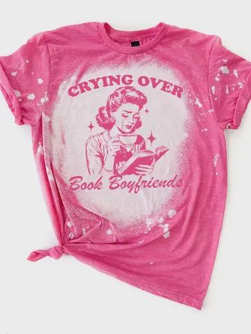 Crying Over Book Boyfriends Tee