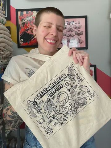 Great American Cryptids Tote Bag