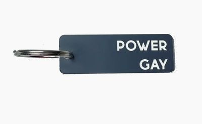 Power Gay - Acrylic Key Tag