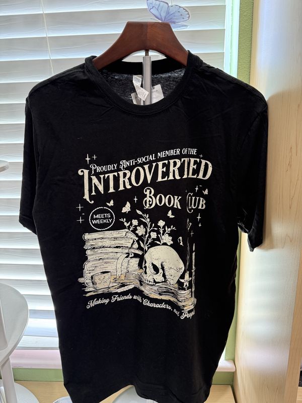 Proudly Anti-Social Member of the Introverted Book Club Shirt