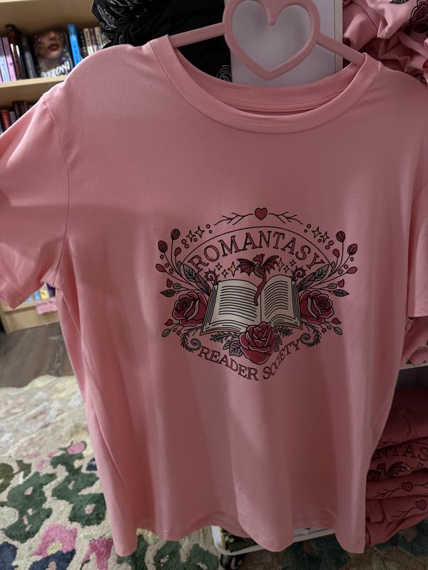 Romantasy Reader Society Pink Shirt