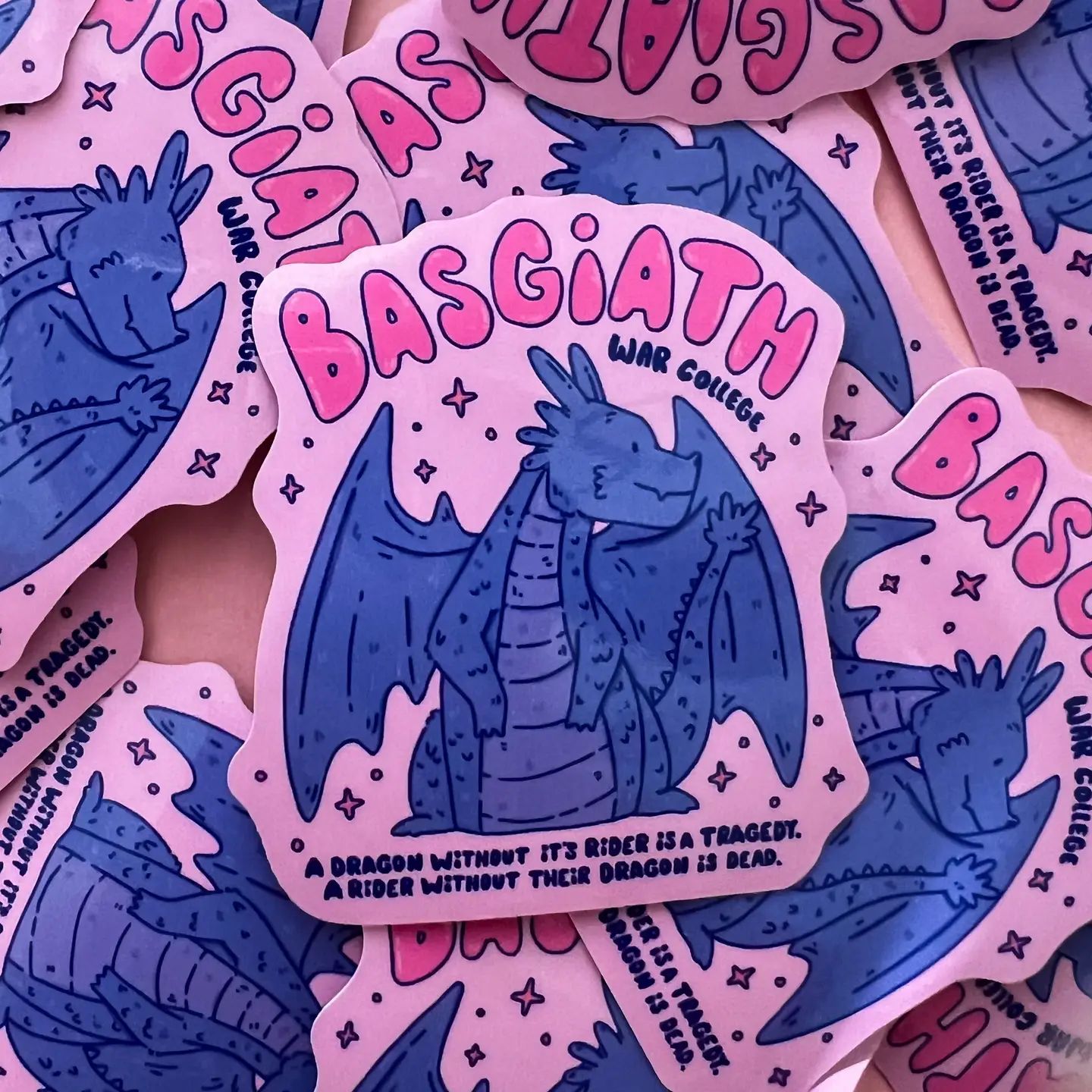 Basgiath Fourth Wing Vinyl Sticker