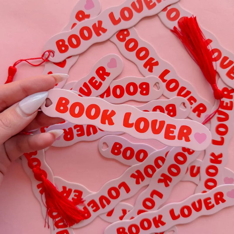 Book Lover Die Cut Bookmark