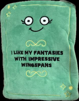 Plush Book &quot;I like my fantasies&quot;