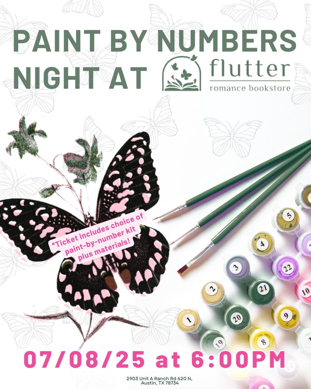 Paint by Number Night at Flutter (7-8-25)