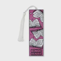 &quot;The Binge Reader&quot; Bookmark