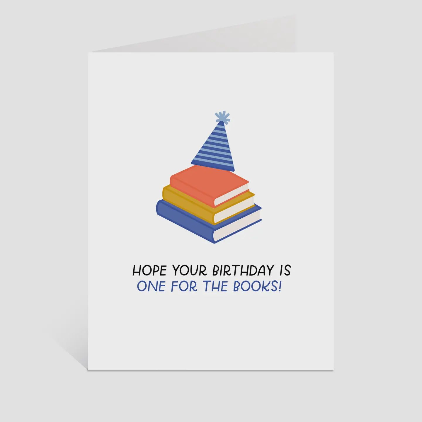 Birthday One For The Books Greeting Card | Book Bday Cards