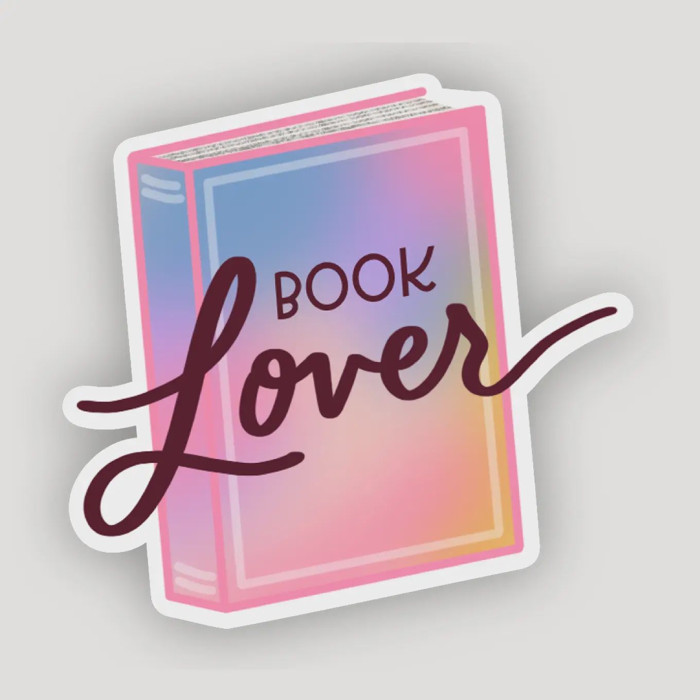 Book Lover Vinyl Sticker | Taylor Stickers, Lover Era