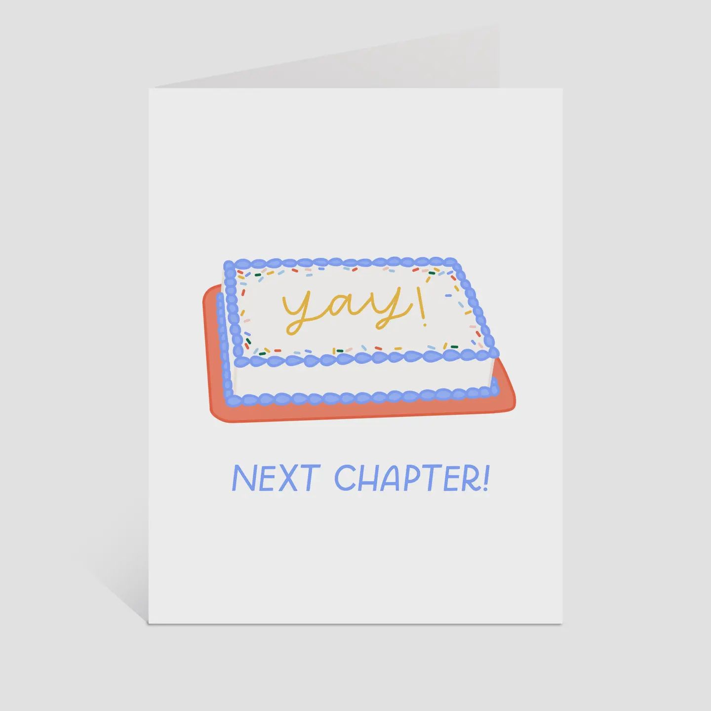 Next Chapter! | Congratulations Book Theme Card, Congrats