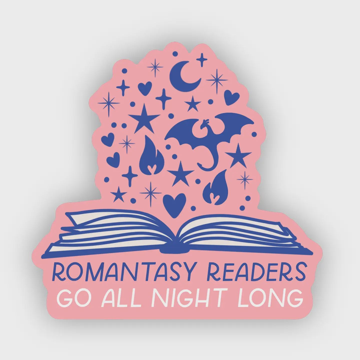 Romantasy Readers Sticker | Romance Books, Fantasy Stickers