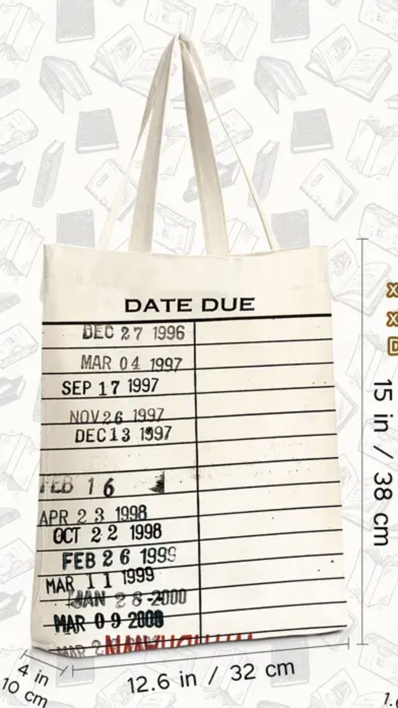 Library Card Tote