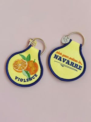 Pick your Poison | Bookish Embroidered Keychain