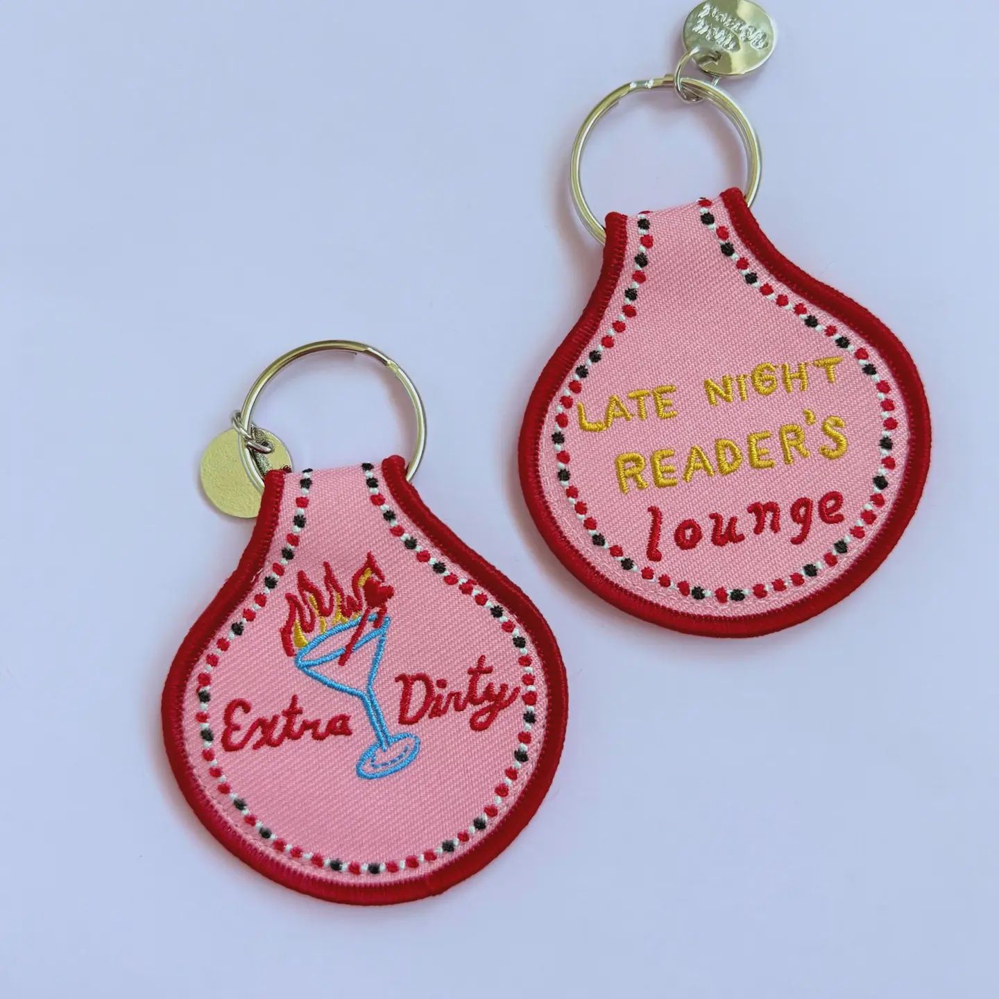 Readers Club | Bookish Embroidered Keychain