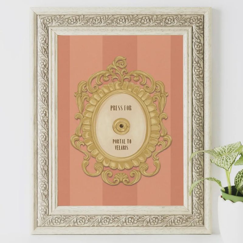 ACOTAR Portal to Velaris Giclee Print 8x10" Bookish Wall Art