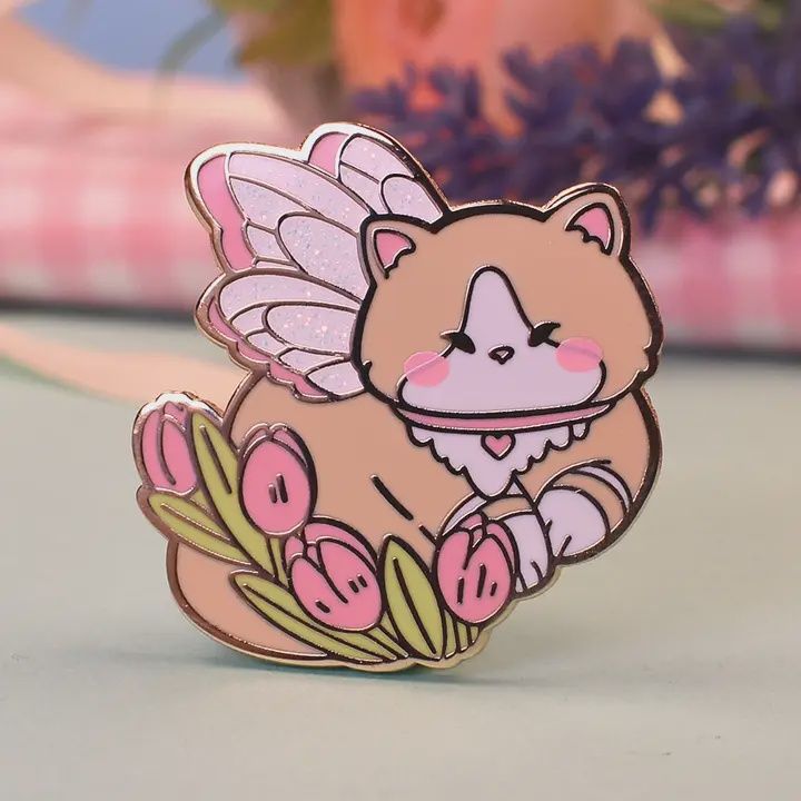 Kitschy Kitten Enamel Pin