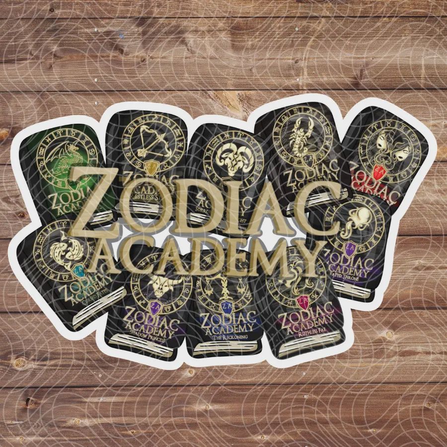 3&quot; ZA Zodiac Academy Bookish Fantasy Romance Vinyl Sticker