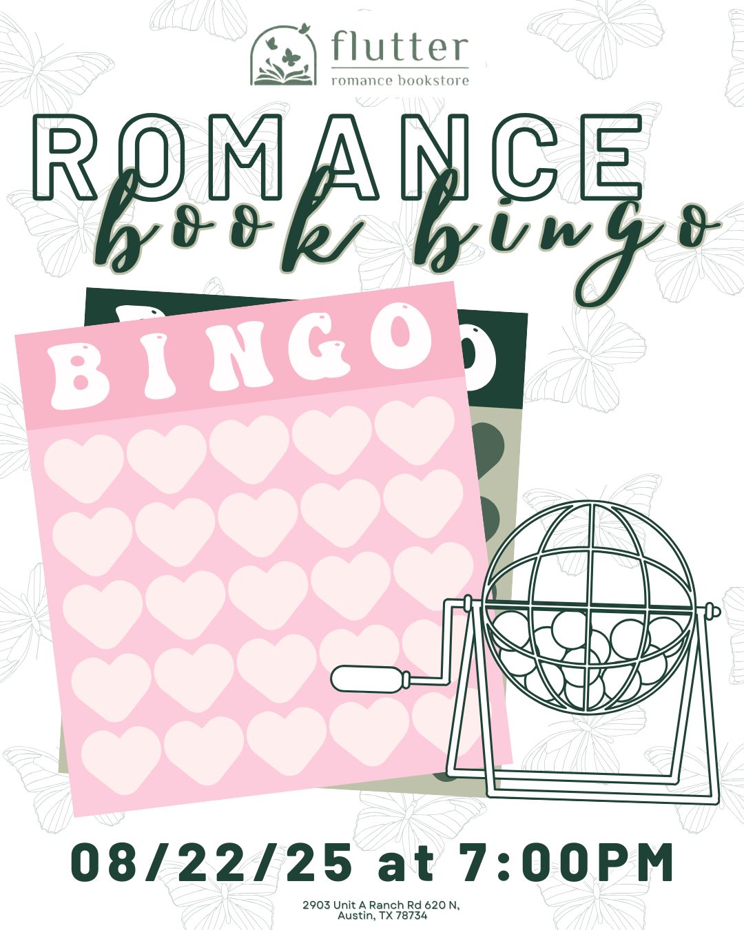 Romance Book Bingo – A Night of Tropes, Laughs &amp; Prizes! (8/22/25)